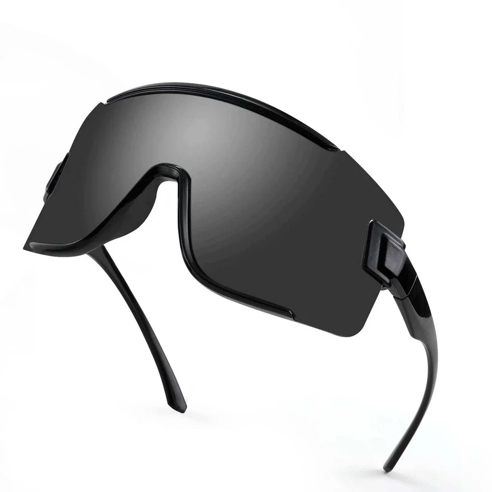 Shield Sunglasses Oversized Sport Cycling Running Driving‎ UV400 Outdoor Lentes